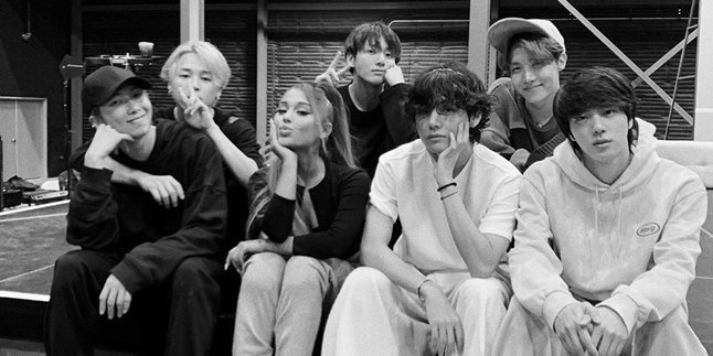 Taking a photo with Ariana Grande, V BTS becomes a hot topic