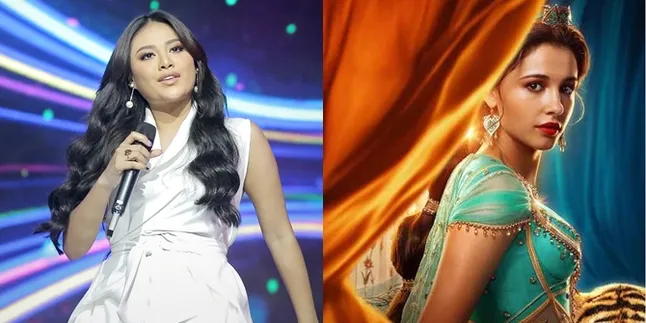 Bergaya ala Princess Jasmine 'ALADDIN', Aurel Hermansyah Tuai Pujian