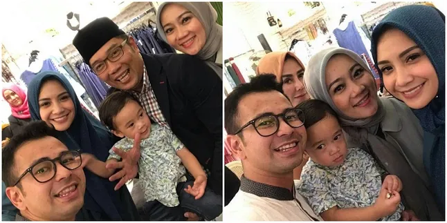Beri Dukungan, Ridwan Kamil & Istri Hadiri Bisnis Baru Raffi