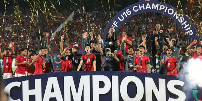 Berprestasi, Timnas U16 Diguyur Rp1,5 Miliar oleh Kemenpora