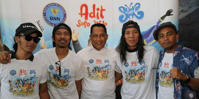 Bersama Budi Waseso, Slank Main Serial Animasi 'Adit Sopo Jarwo'