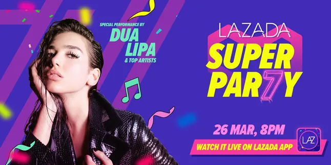 Bertabur Bintang, Deretan Line-Up yang Ramaikan Lazada Super Party