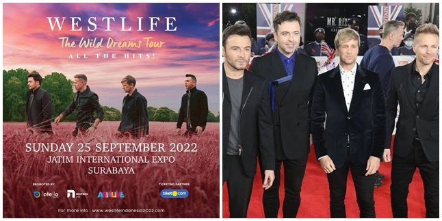 Titled The Wild Dreams Tour 2022, Westlife Holds Three Concerts in Indonesia