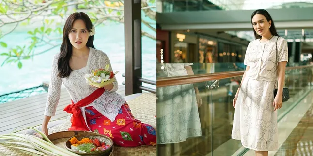 Biasa Pakai Dress, Ini 7 Potret Lain Shandy Aulia Saat Kenakan Kebaya - Lebih Terlihat Anggun