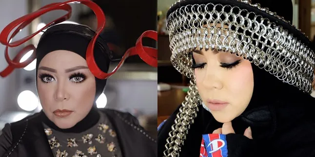 Biasanya Jadi Bumbu Rawon, Ini Gaya Melly Goeslaw Pakai Headpiece Berhias Keluak!