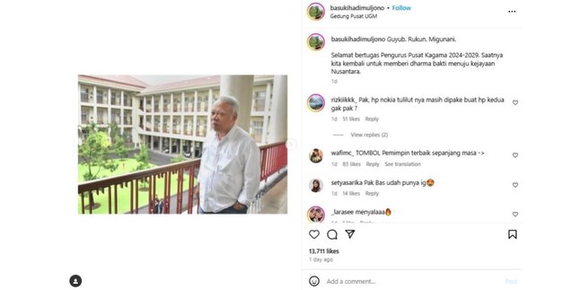 Create an Instagram Account, Basuki Hadimuljono Immediately Gains 44 Thousand Followers