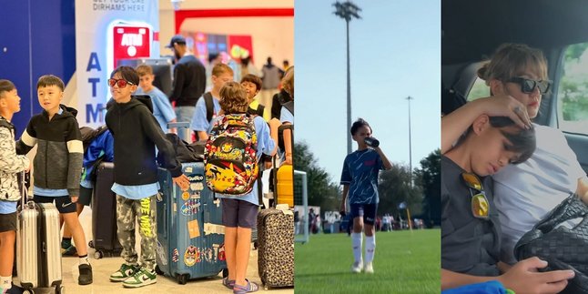 Make Proud, 8 Photos of Mayka Sissy Prescillia's Son Who was Chosen to Participate in a Soccer Tournament in Abu Dhabi - Not Inheriting His Father's Talent in the Racing World
