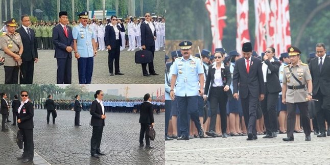 Bikin Gagal Fokus! Yuk Lihat Aksi Paspampres Wanita Mengawal Jokowi