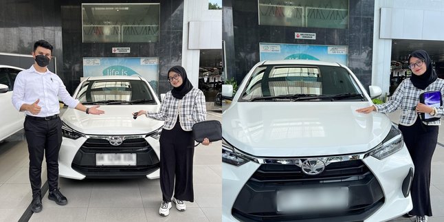 Making Netizens Envious, This Woman from Medan Officially Receives Toyota Agya Car Worth Rp1 from Shopee's Rp1 Flash Sale