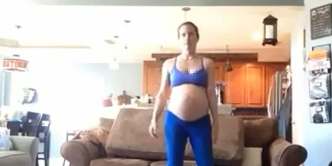 Bikin Ngeri, Wanita Ini Berjoget Saat Sedang Hamil