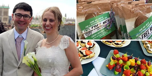 Bikin Pernikahan Eco-Friendly, Pasangan Ini Sajikan Makanan Basi