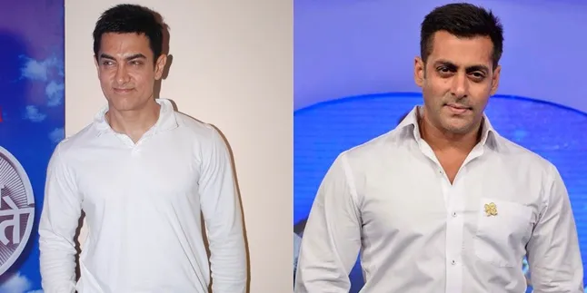 Bikin Trenyuh, Aamir dan Salman Khan Berbagi Pelukan Hangat Bikin Trenyuh, Aamir dan Salman Khan Berbagi Pelukan Hangat