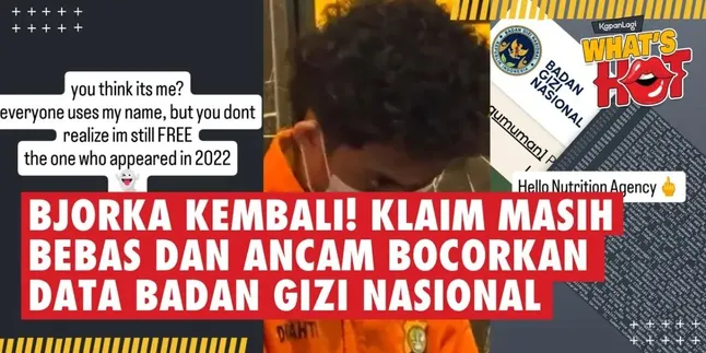 Bjorka Kembali! Klaim Masih Bebas dan Ancam Bocorkan Data Badan Gizi Nasional