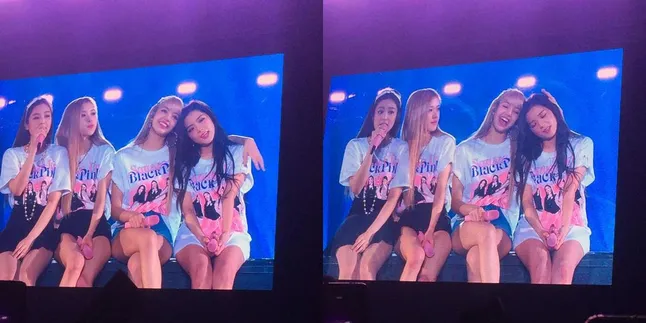 BLACKPINK Tampil Enerjik di Konser, Wajah Jisoo Tak Sengaja Ketendang Jennie