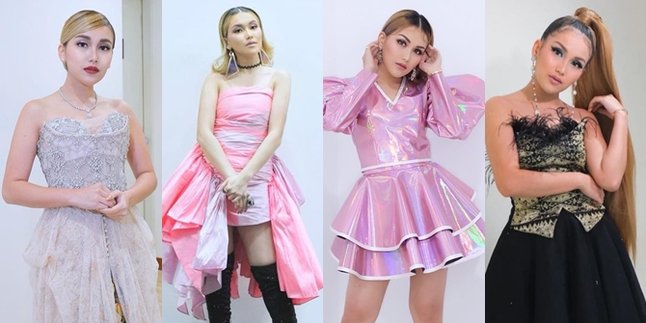 Blonde Like Barbie, 28 Stylish OOTD Photos of Ayu Ting Ting: Elegant in Dresses to K-Pop Idol-like Trendy