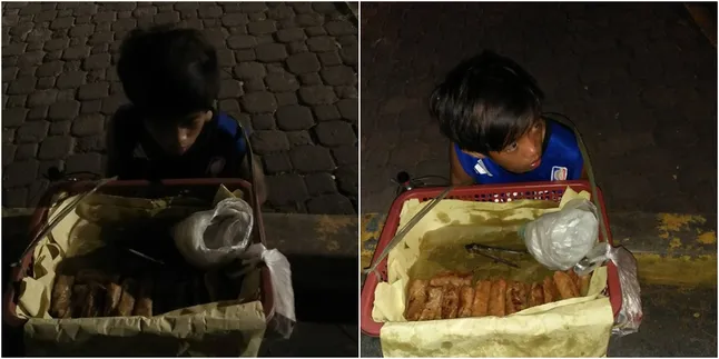 Bocah Ini Jualan Hingga Tengah Malam, Alasannya Bikin Nyesek