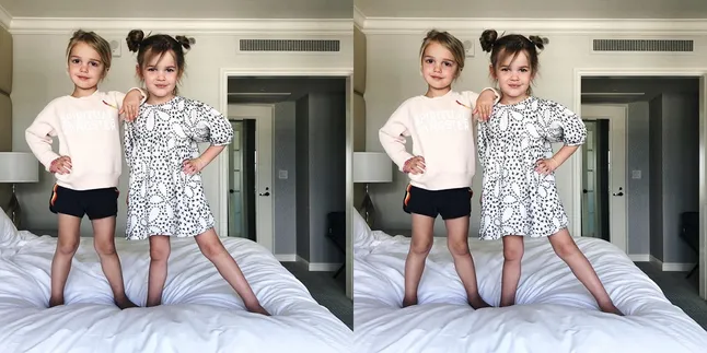 Bocah Kembar Mila & Emma Stauffer Rayakan Hari Ibu Dengan Menyapu, Gemas! Bocah Kembar Mila & Emma Stauffer Rayakan Hari Ibu Dengan Menyapu, Gemas!