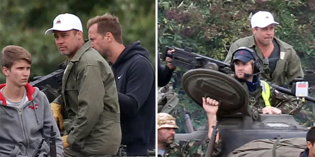 Brad Pitt Rela Berbecek-Becek di Film Terbaru Brad Pitt Rela Berbecek-Becek di Film Terbaru
