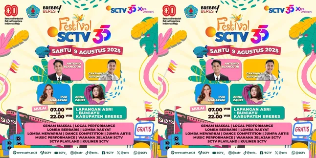 Brebes Becomes the First City of the Festivities 'FESTIVAL SCTV 35', Meet SCTV Soap Opera Stars