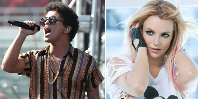 Britney Spears Ngebet Kolaborasi Dengan Bruno Mars
