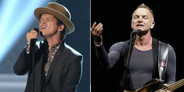 Bruno Mars dan Sting Bikin Grammy Awards 2013 Menari