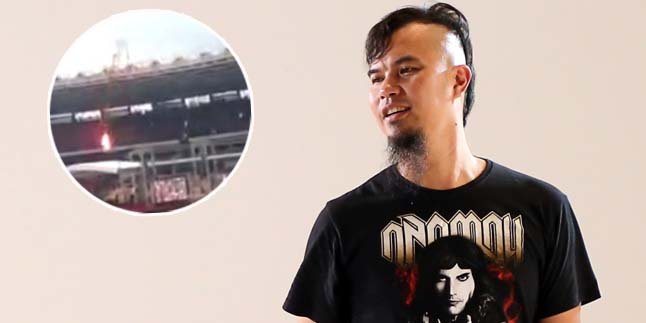 [VIDEO] Bunuh Diri di Konser Dhani, Buruh Lompat Dari Atap GBK