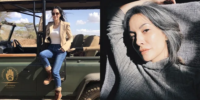 Cantik dan Mandiri, 7 Potret Nadya Hutagalung bak Montir Ganti Ban Mobil Sendiri - Salfok Uban Rambut Makin Banyak