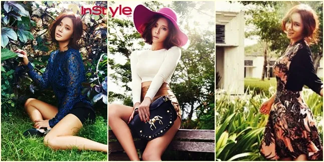 Cantik Dengan Batik, Hwang Jung Eum Berpose di Bali