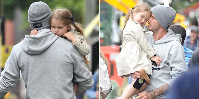 Cantik Menggemaskan, Harper Beckham Asyik 'Menari' di Jalanan Cantik Menggemaskan, Harper Beckham Asyik 'Menari' di Jalanan