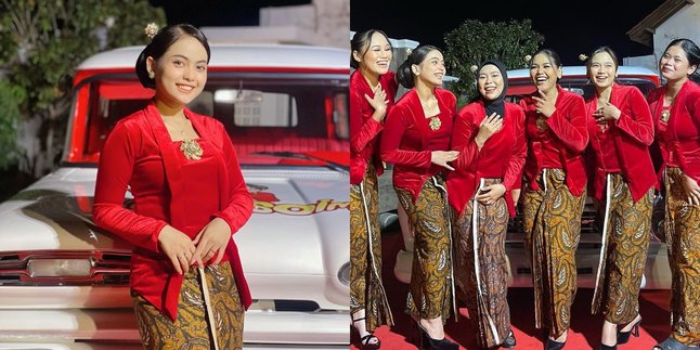 Beautiful and Perfect, Putri Isnari Wears Red Kebaya at Soimah's Birthday Event Flooded with Praise