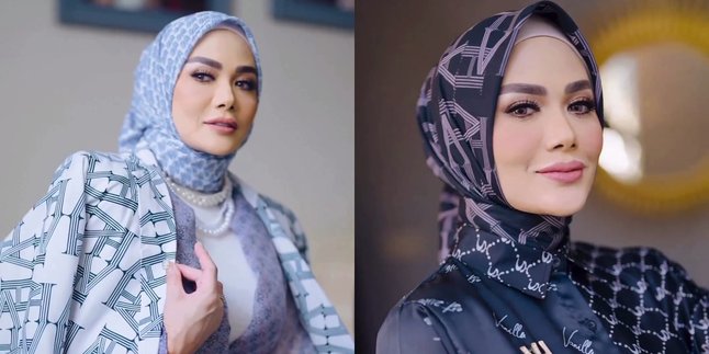 The Beauty of Krisdayanti When Wearing Hijab Makes Aurel Hermansyah Look Calm and Soothing