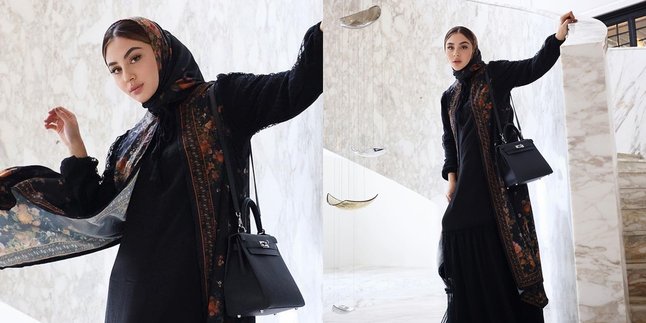 The Beauty of Margin Wieheerm, Ali Syakieb's Charming Wife, Her Hijab Style Still Attracts Attention