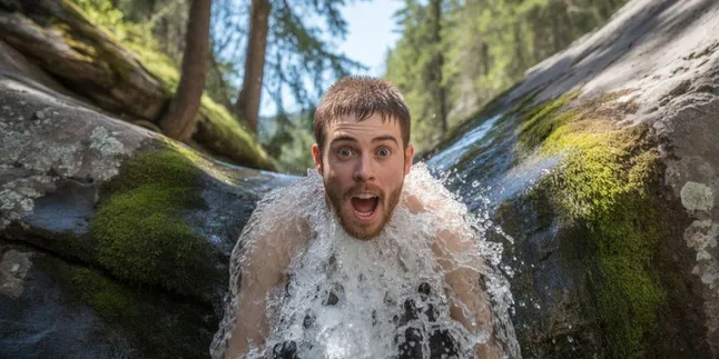 Caption Air Terjun Lucu yang Bikin Ngakak untuk Media Sosial