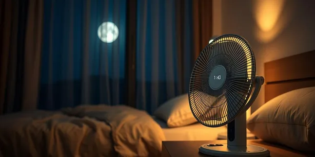 Cara Aman Menggunakan Kipas Angin Saat Tidur