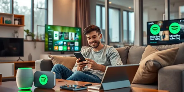 Cara Connect Spotify ke Device Lain dengan Mudah