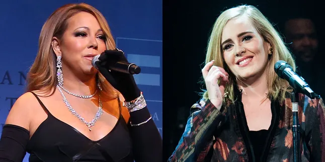 Cara Mariah Carey & Adele Atasi Masalah di Atas Stage, Beda Jauh!