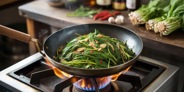 Cara Memasak Cah Kangkung yang Enak dan Praktis