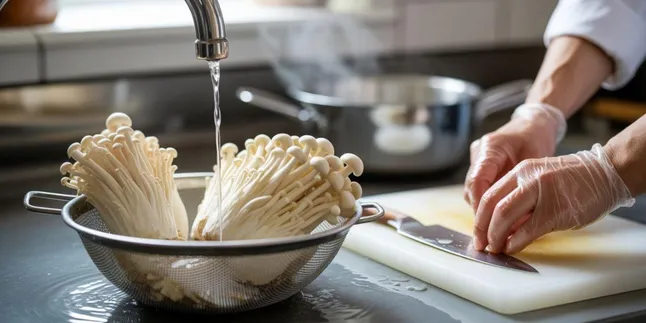 Cara Memasak Jamur Enoki Agar Tidak Beracun