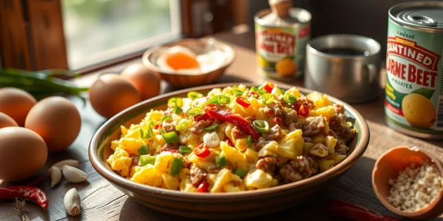 cara memasak kornet sapi simple