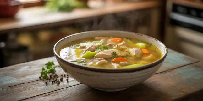 Cara Memasak Sup Ayam yang Lezat dan Bergizi