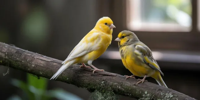 Cara Membedakan Burung Kenari Jantan dan Betina