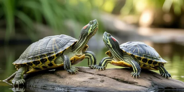 Cara Membedakan Kura Kura Jantan dan Betina