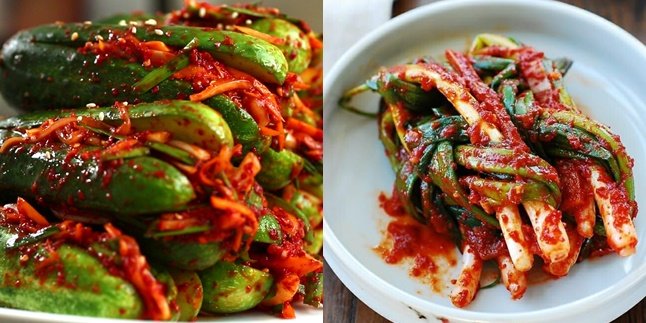 Cara Membuat Kimchi Mentimun dan Daun Kucai dengan 2 Metode, Praktis