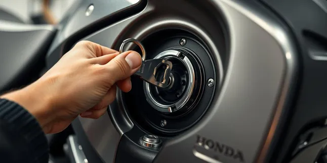 Cara Membuka Kunci Motor Beat yang Tertutup