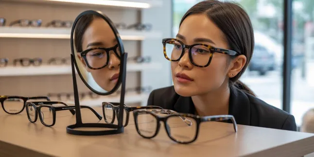 Cara Memilih Frame Kacamata yang Cocok Sesuai Bentuk Wajah