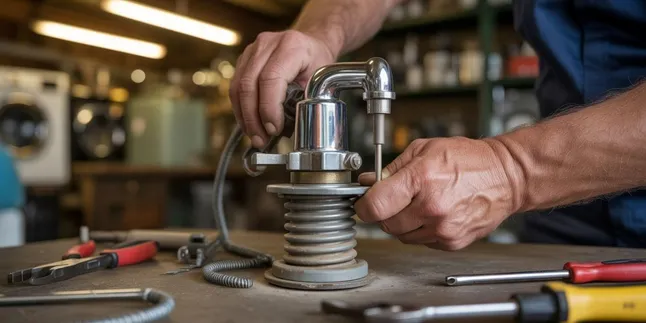 Cara Memperbaiki Pembuangan Air Mesin Cuci 2 Tabung yang Bermasalah