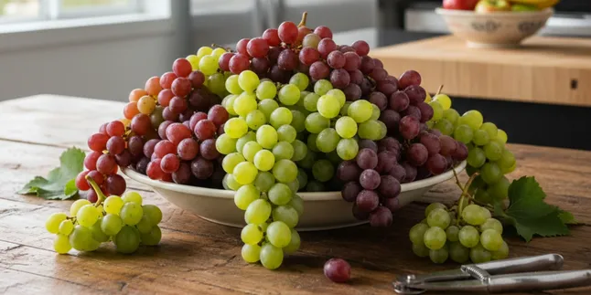 Cara Mencuci Anggur yang Benar untuk Menghilangkan Residu Pestisida