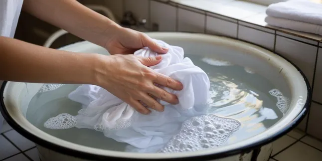 Cara Mencuci Baju Putih yang Dekil