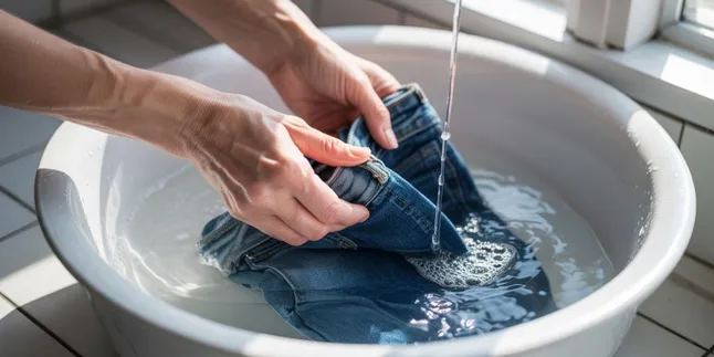 Cara Mencuci Celana Jeans dengan Tangan