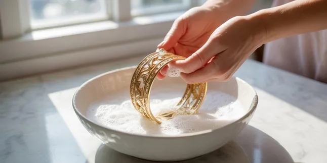 Cara Mencuci Emas Agar Kinclong